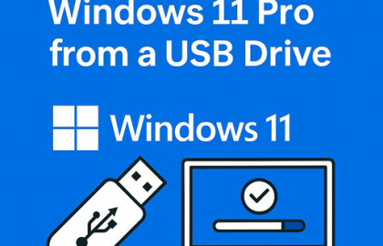 How to Install Windows 11 Pro from a USB Drive