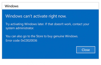How to Fix “Windows Can’t Activate Right Now” Error