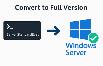 How to Convert Windows Server Evaluation to Full Version (Step-by-Step)