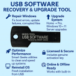 Smart Geeks LLC® USB Software Recovery & Upgrade Tool – Windows 11/10/Server | Repair, Update & License Installer