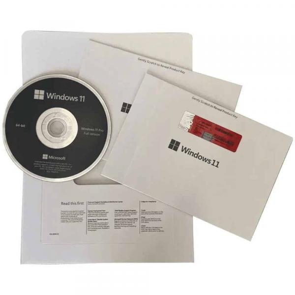 Microsoft Windows 11 Pro 64-Bit DVD + Retail Physical Key License